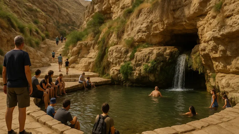 תמונה עבור הכתבה: עין מבוע בנחל פרת נפתח מחדש בחינם