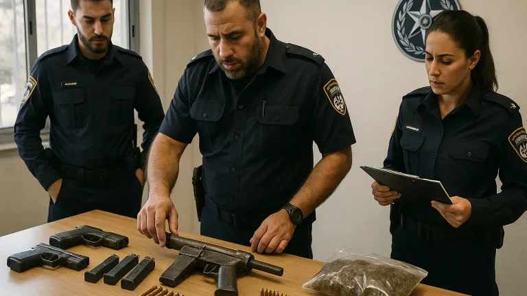 תמונה עבור הכתבה: מבצע בדרום: נתפסו נשק, סמים ושבעה שב"חים