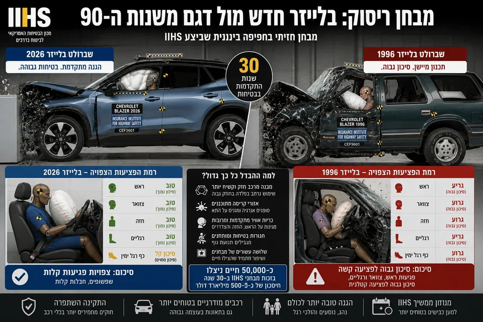 מבחן ריסוק: בלייזר חדש מול דגם משנות ה-90