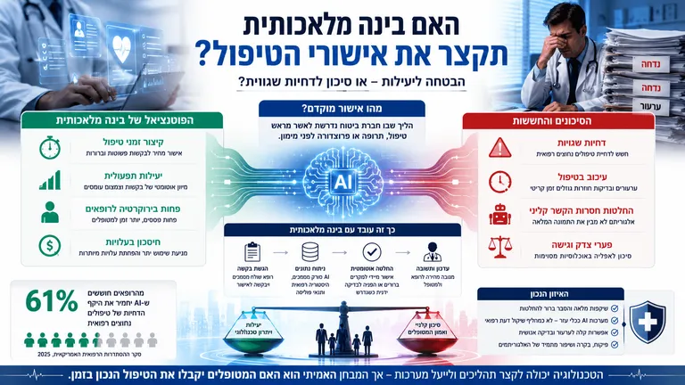 האם בינה מלאכותית תקצר את אישורי הטיפול