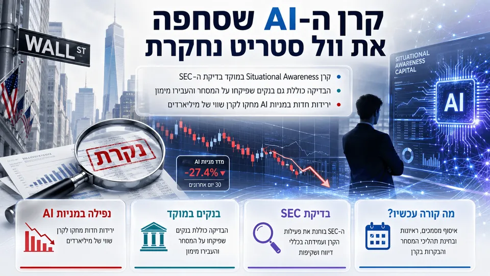 אינפוגרפיקה על חקירת קרן AI בוול סטריט