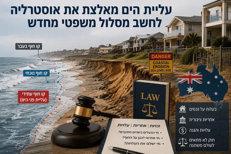 תמונה עבור הכתבה: עליית הים מאלצת את אוסטרליה לחשב מסלול משפטי מחדש