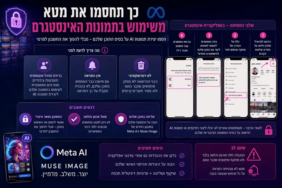 כך תחסמו את מטא משימוש בתמונות האינסטגרם