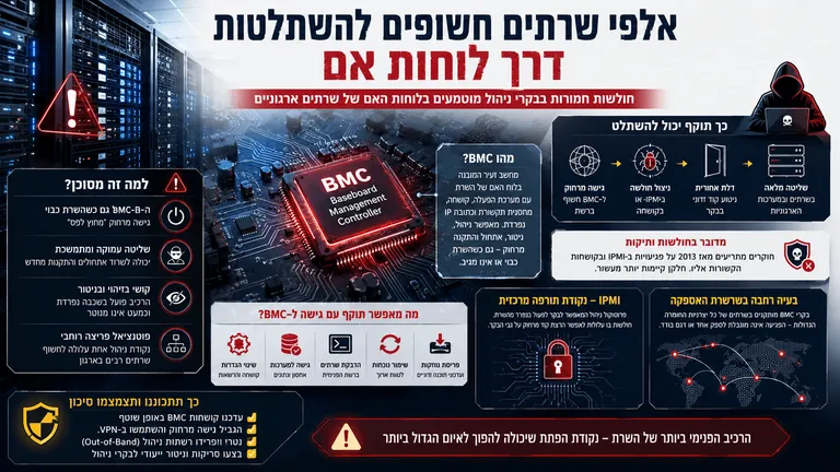 חוקרים: אלפי שרתים חשופים להשתלטות דרך לוחות אם
