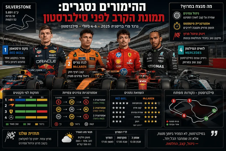 ההימורים נסגרים: תמונת הקרב לפני סילברסטון