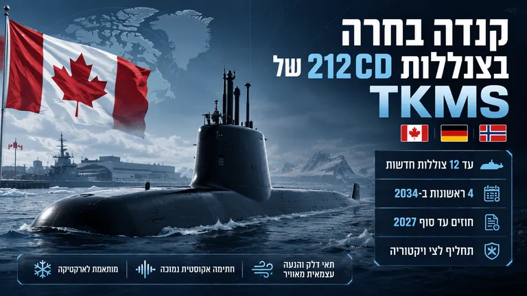 תמונה עבור הכתבה: קנדה בחרה בצוללות 212CD של TKMS