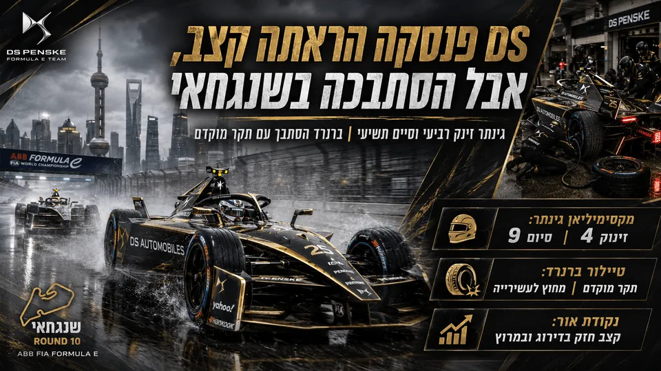 DS פנסקה הראתה קצב, אבל הסתבכה בשנגחאי