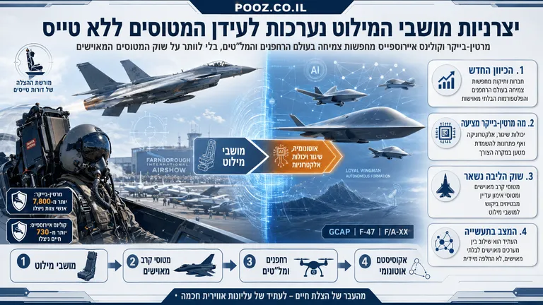 יצרניות מושבי המילוט נערכות לעידן המטוסים ללא טייס