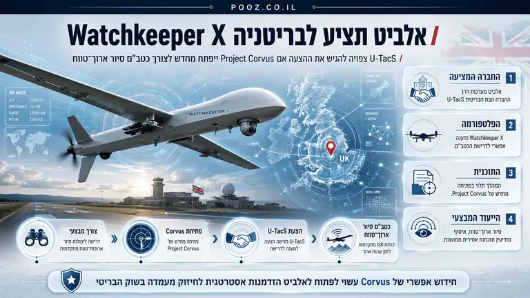 אלביט תציע לבריטניה את Watchkeeper X