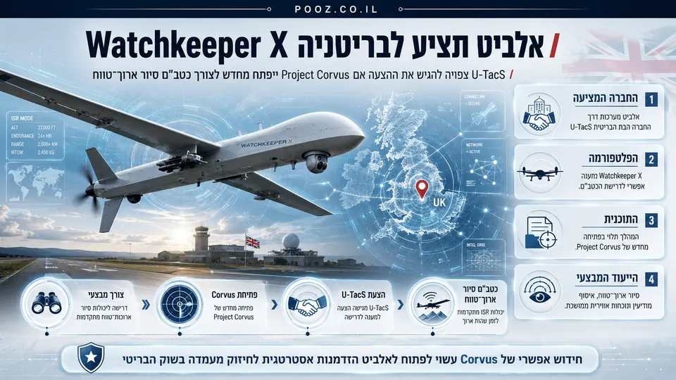 אלביט תציע לבריטניה את Watchkeeper X