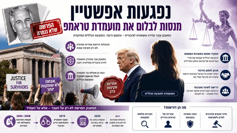 נפגעות אפשטיין מנסות לבלום את מועמדת טראמפ