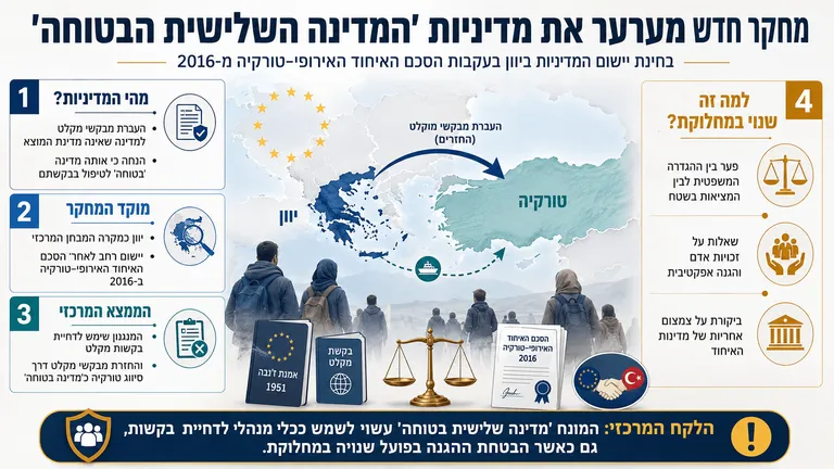 תמונה עבור הכתבה: מחקר חדש מערער את מדיניות „המדינה השלישית הבטוחה”