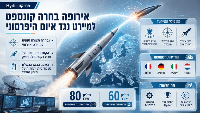 תמונה עבור הכתבה: אירופה בחרה קונספט למיירט נגד איום היפרסוני