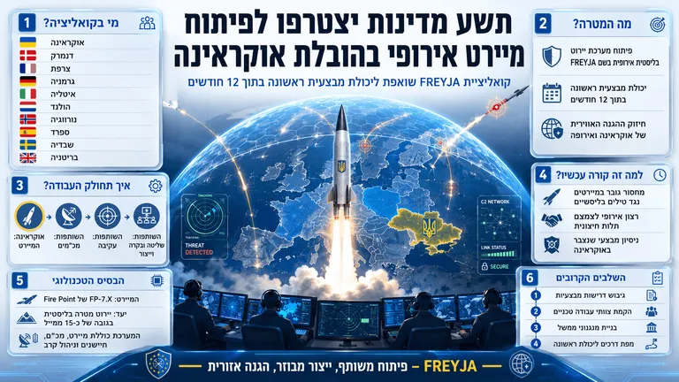 תמונה עבור הכתבה: תשע מדינות יצטרפו לפיתוח מיירט אירופי בהובלת אוקראינה