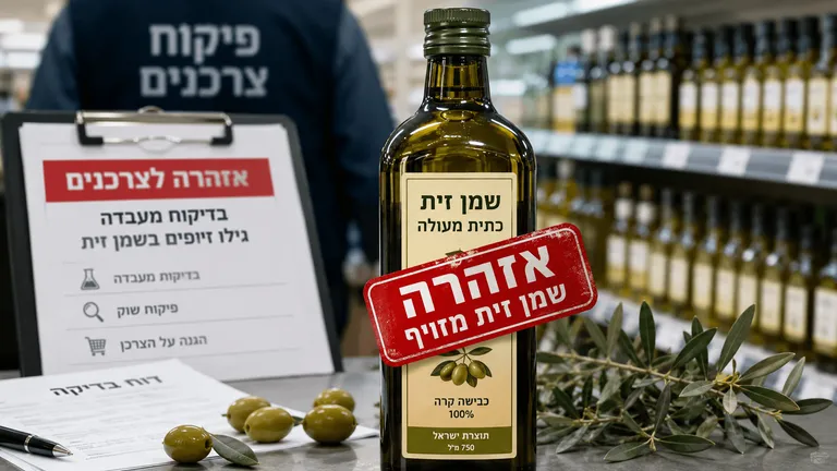 משרד הבריאות: לא לצרוך שמן זית מזויף