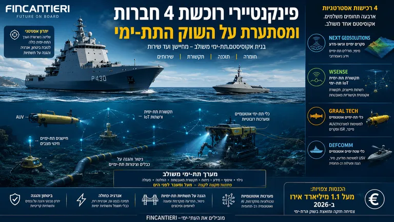 תמונה עבור הכתבה: פינקנטיירי רוכשת ארבע חברות ומסתערת על השוק התת-ימי