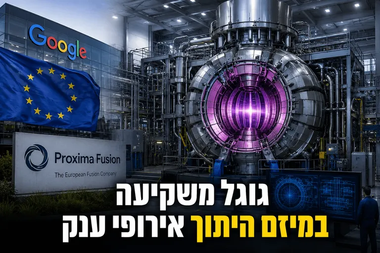 תמונה עבור הכתבה: גוגל משקיעה במיזם היתוך אירופי ענק