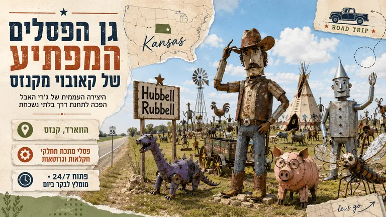 תמונה עבור הכתבה: גן הפסלים המפתיע של קאובוי מקנזס
