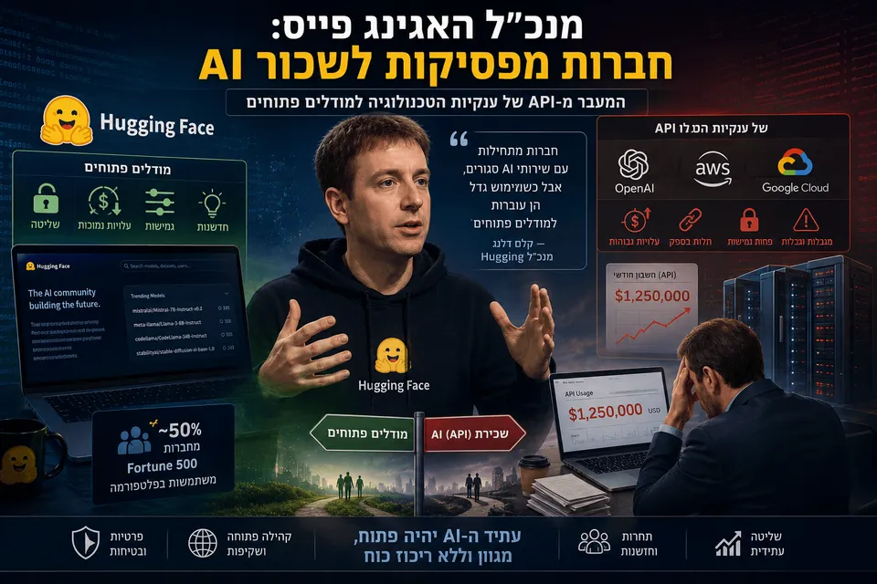 מנכ״ל האגינג פייס: חברות מפסיקות לשכור AI