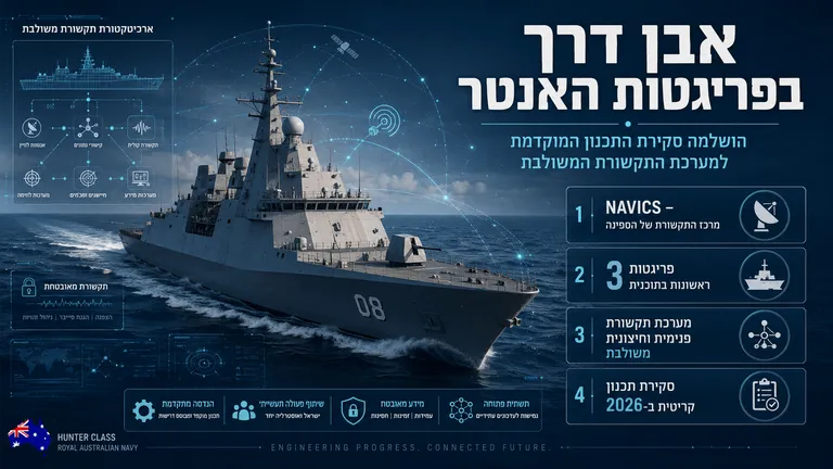 תמונה עבור הכתבה: אבן דרך בפריגטות האנטר: הושלמה סקירת התכנון המוקדמת