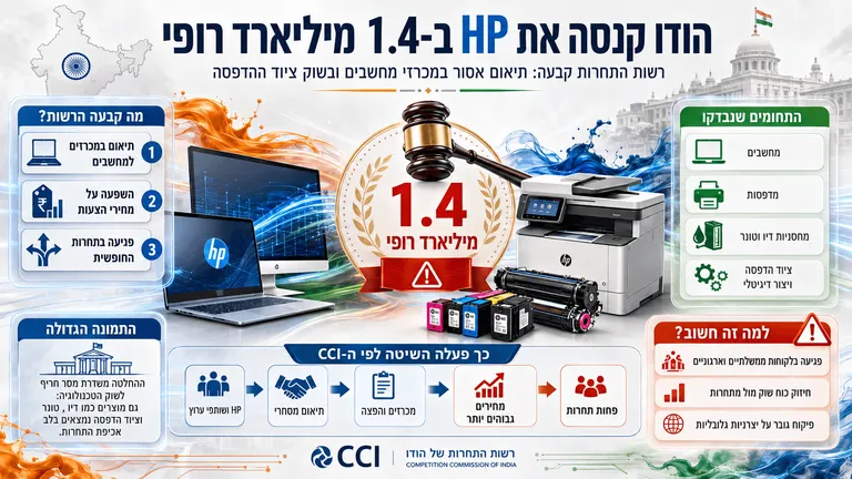 תמונה עבור הכתבה: הודו קנסה את HP ב-1.4 מיליארד רופי