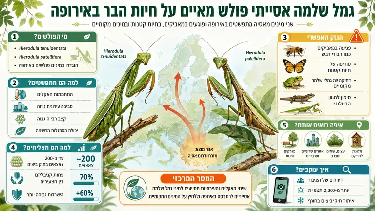 תמונה עבור הכתבה: גמל שלמה אסייתי פולש מאיים על חיות הבר באירופה