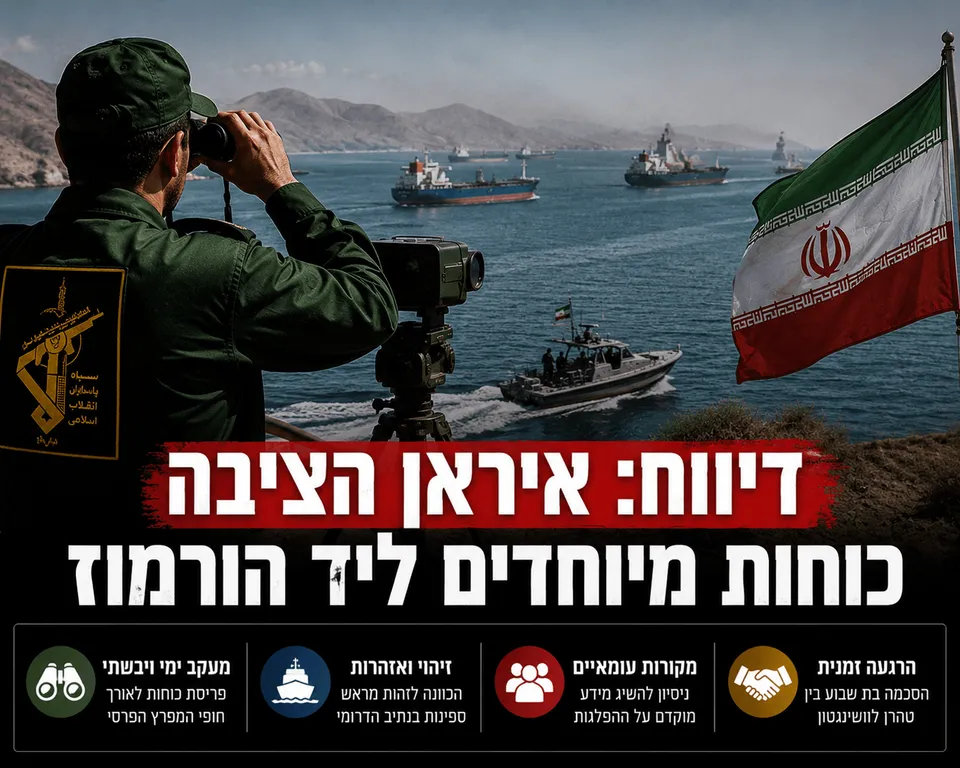 דיווח: איראן הציבה כוחות מיוחדים ליד הורמוז