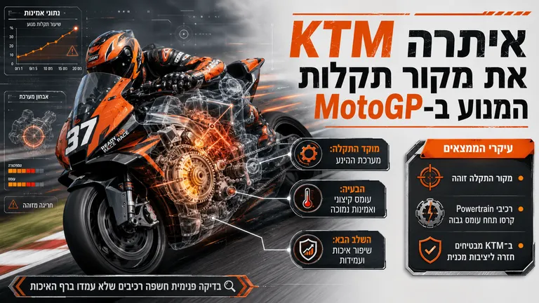 תמונה עבור הכתבה: KTM איתרה את מקור תקלות המנוע ב-MotoGP