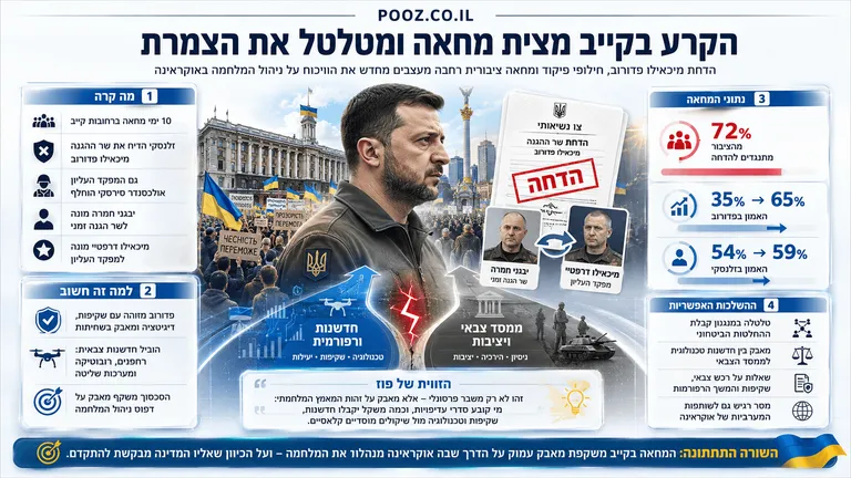 הקרע בקייב מצית מחאה ומטלטל את הצמרת