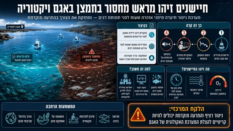תמונה עבור הכתבה: חיישנים זיהו מראש מחסור בחמצן באגם ויקטוריה