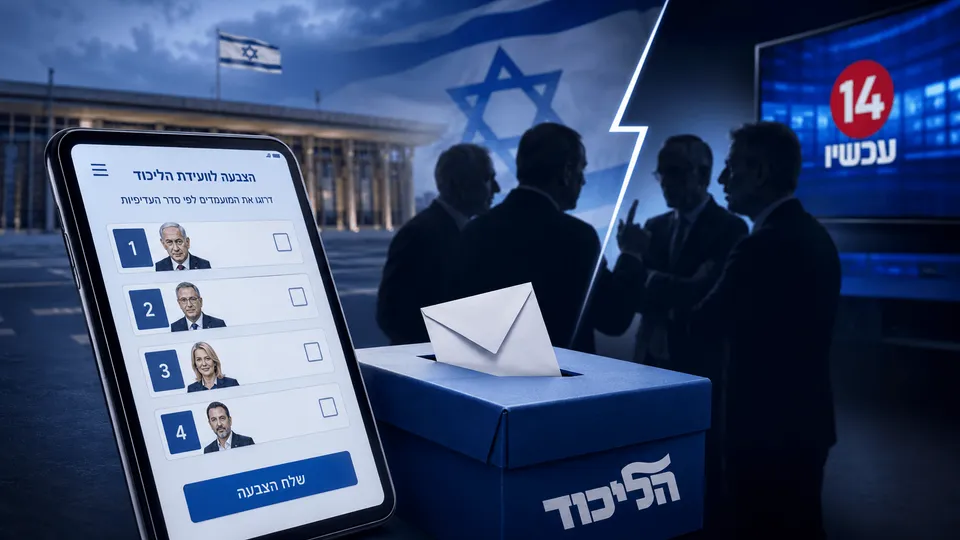 בליכוד תוקפים את הצבעת ערוץ 14 לפריימריז