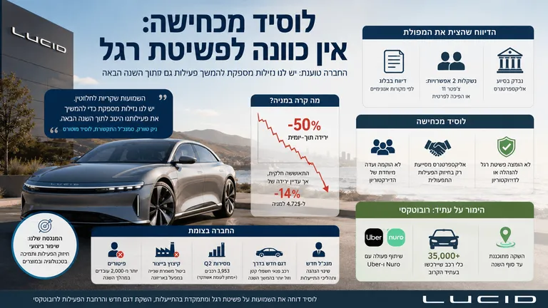 תמונה עבור הכתבה: לוסיד מכחישה: אין כוונה לפשיטת רגל