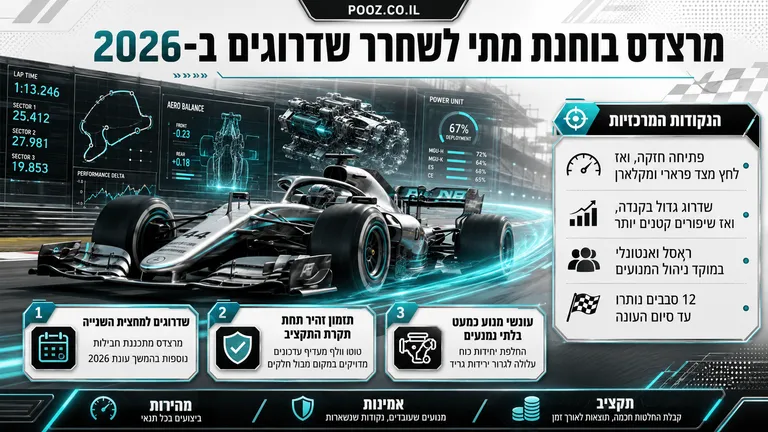 מרצדס בוחנת מתי לשחרר שדרוגים ב-2026