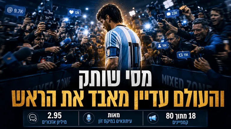 תמונה עבור הכתבה: מסי שותק, והעולם עדיין מאבד את הראש