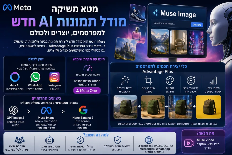 מטא משיקה מודל תמונות AI חדש למפרסמים