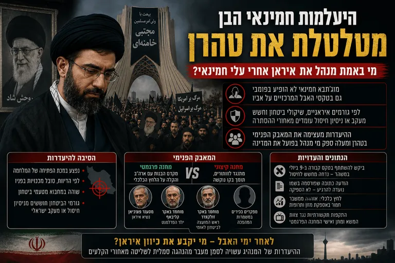 תמונה עבור הכתבה: היעלמות חמינאי הבן מטלטלת את טהרן
