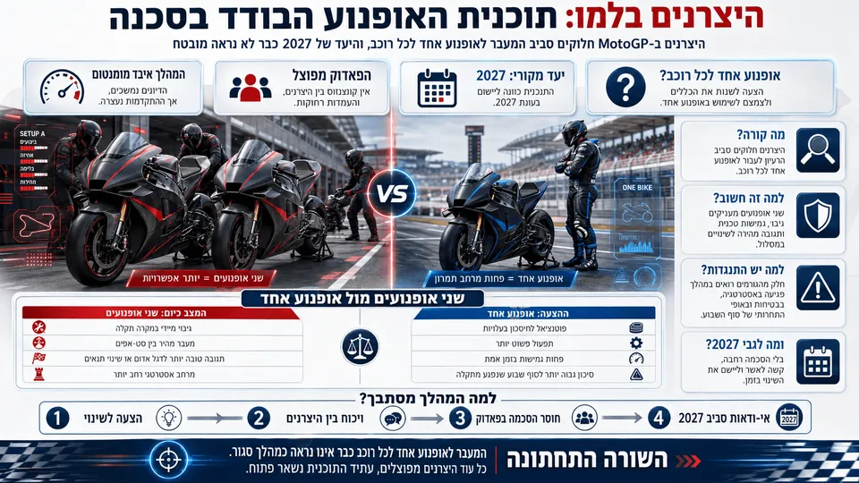 היצרנים בלמו: תוכנית האופנוע הבודד בסכנה