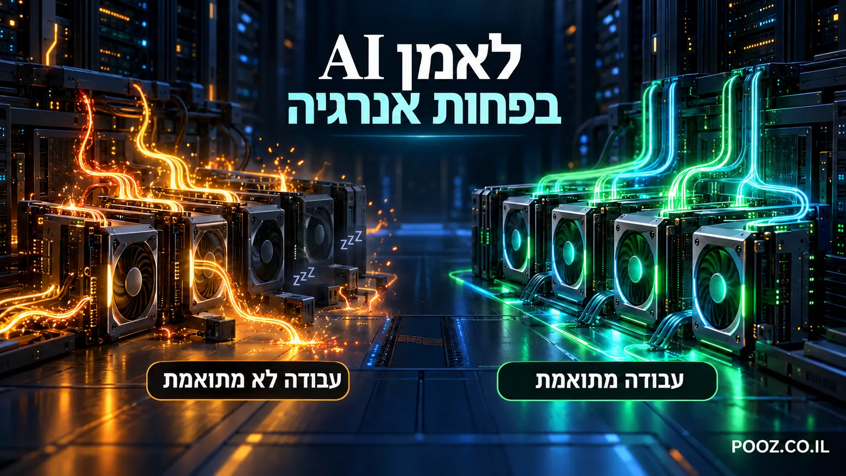 מעבדים גרפיים בעבודה מתואמת לצמצום בזבוז אנרגיה