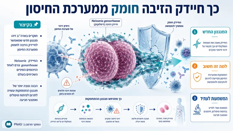 תמונה עבור הכתבה: כך חיידק הזיבה חומק ממערכת החיסון