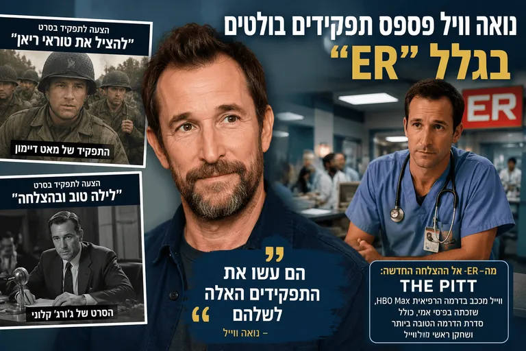 נואה ווייל פספס תפקידים בולטים בגלל "ER"