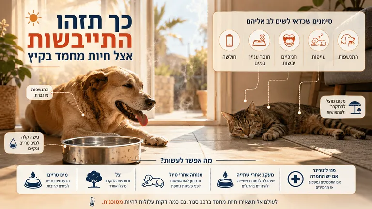 תמונה עבור הכתבה: כך תזהו התייבשות אצל חיות מחמד בקיץ