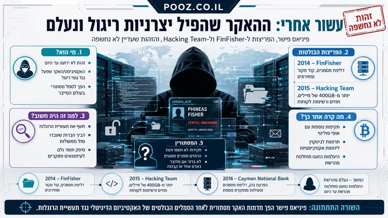 עשור אחרי: ההאקר שהפיל יצרניות ריגול ונעלם