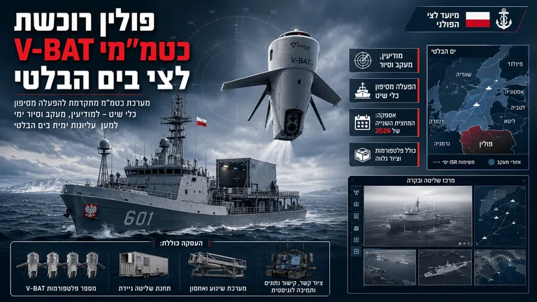 תמונה עבור הכתבה: פולין רוכשת כטמ"מי V-BAT לצי בים הבלטי