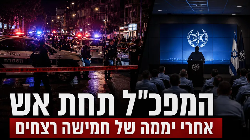 המפכ"ל תחת אש אחרי יממה של חמישה רצחים
