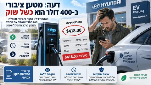 דעה: מטען ציבורי ב-400 דולר הוא כשל שוק