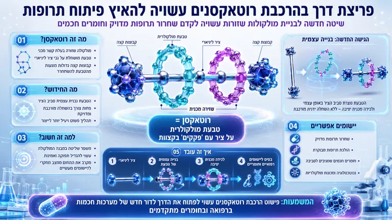 תמונה עבור הכתבה: פריצת דרך בהרכבת רוטאקסנים עשויה להאיץ פיתוח תרופות