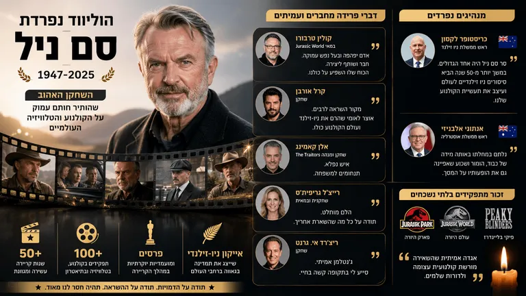 הוליווד נפרדת מסם ניל: "אגדה אמיתית"