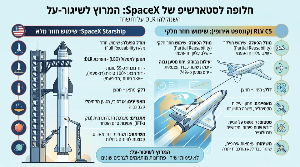 אירופה מציגה חלופה לסטארשיפ של SpaceX