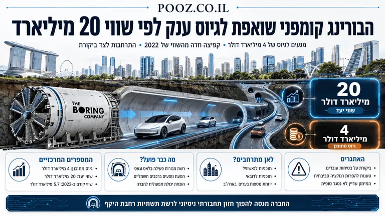 הבורינג קומפני שואפת לגיוס ענק לפי שווי 20 מיליארד