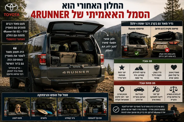 תמונה עבור הכתבה: החלון האחורי הוא הסמל האמיתי של טויוטה 4Runner
